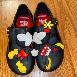 Mini Melissa Mickey and Minnie shoes